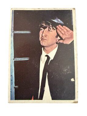 Vintage Beatles Diary Card #29A John Lennon Trading Card T.C.G. Printed in USA
